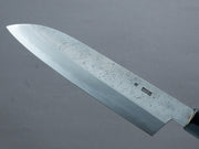 Sakai Kikumori - Kikuzuki Rin - White #2 - Nashiji - Santoku - 180mm - Magnolia Handle