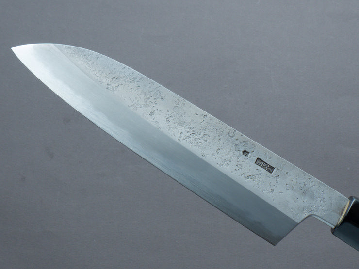 Sakai Kikumori - Kikuzuki Rin - White #2 - Nashiji - Santoku - 180mm - Magnolia Handle