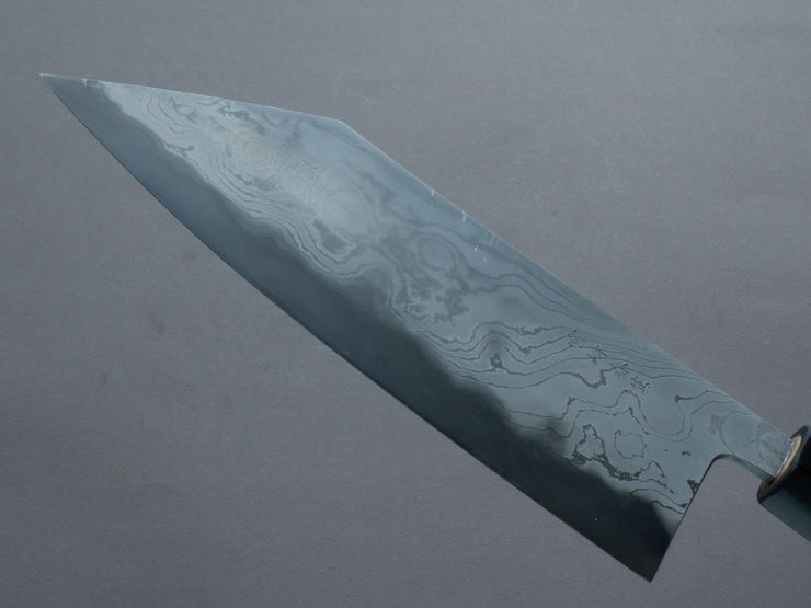 Miyazaki Kajiya - Hineri Damascus - Blue #1 - Tsubaki - 180mm - Magnolia Handle