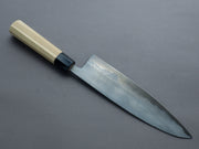 Miyazaki Kajiya - Hineri Damascus - Blue #1 - 240mm - Gyuto - Magnolia Handle