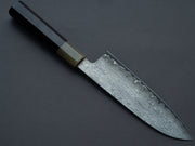 Sakai Kikumori - Seiun - VG10 - Damascus - Santoku - 180mm - Ebony Handle