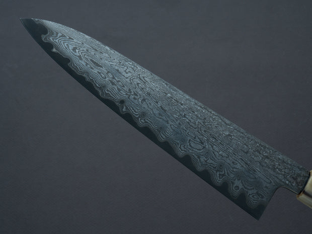 Sakai Kikumori - Seiun - VG10 - Damascus - Gyuto - 210mm - Ebony Handle