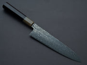 Sakai Kikumori - SPG STRIX - Damascus - Gyuto - 210mm - Ebony Handle