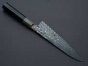 Sakai Kikumori - SPG STRIX - Damascus - Gyuto - 210mm - Ebony Handle