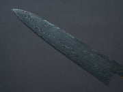 Sakai Kikumori - SPG STRIX - Damascus - Gyuto - 210mm - Ebony Handle