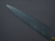 Sakai Kikumori - SPG STRIX - Damascus - Gyuto - 210mm - Ebony Handle