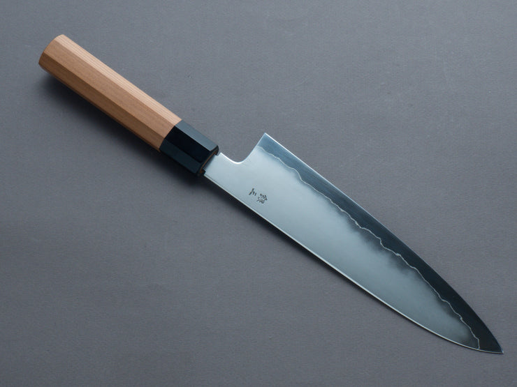 Tetsujin - Silver #3 - Kasumi - Gyuto - 210mm - Yakasugi Cedar Handle