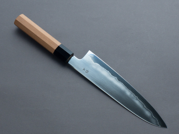 Tetsujin - Silver #3 - Ukiba - Gyuto - 210mm - Yakusugi Cedar handle