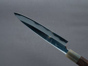 Hitohira - Togashi - Stainless Clad Blue #1 - Mirror Polished - 165mm Petty - Ziricote Handle