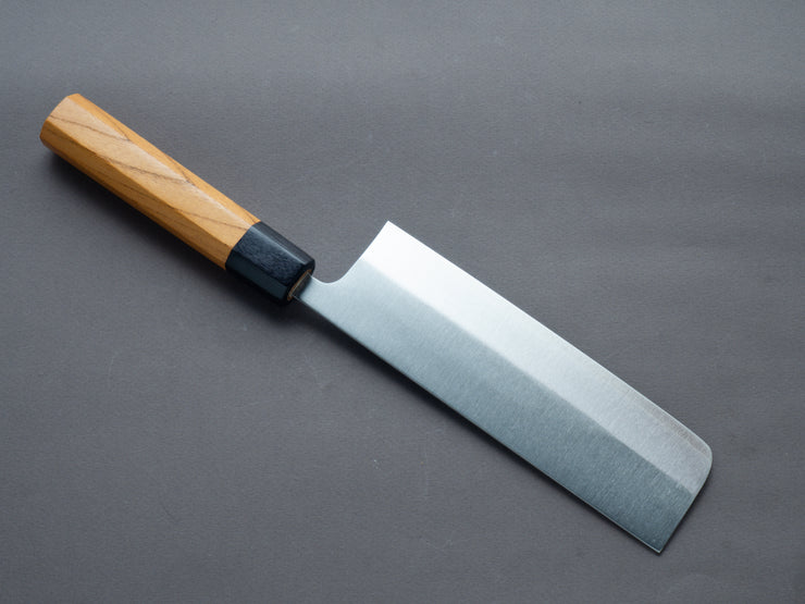 Hitohira - Echizen - SG2 - 165mm Nakiri - Keyaki Zelkova Handle