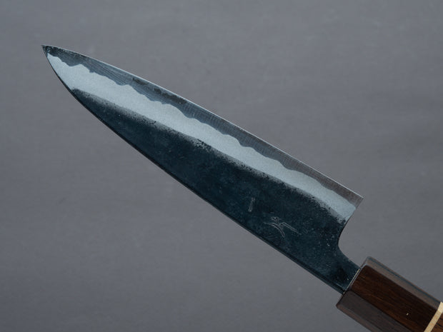 Hitohira - Tosa - Kurouchi - Blue #2 - 135mm Petty - Walnut Handle (Ziricote Ferrule)