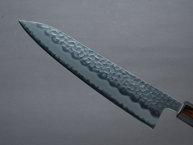 Hitohira - Futana - Blue Super - Migaki Tsuchime - 210mm Gyuto - Cherry Handle