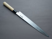 Hitohira - Togashi - White #2 - Yanagiba - 330mm - Magnolia Handle (D-Shaped) - Saya