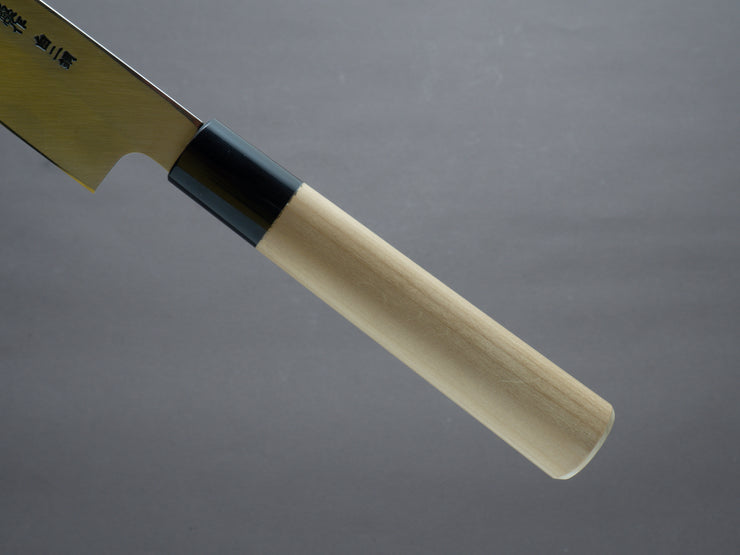 Hitohira - Togashi - White #2 - Yanagiba - 330mm - Magnolia Handle (D-Shaped) - Saya