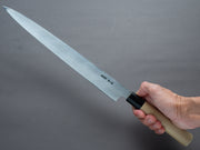 Hitohira - Togashi - White #2 - Yanagiba - 330mm - Magnolia Handle (D-Shaped) - Saya