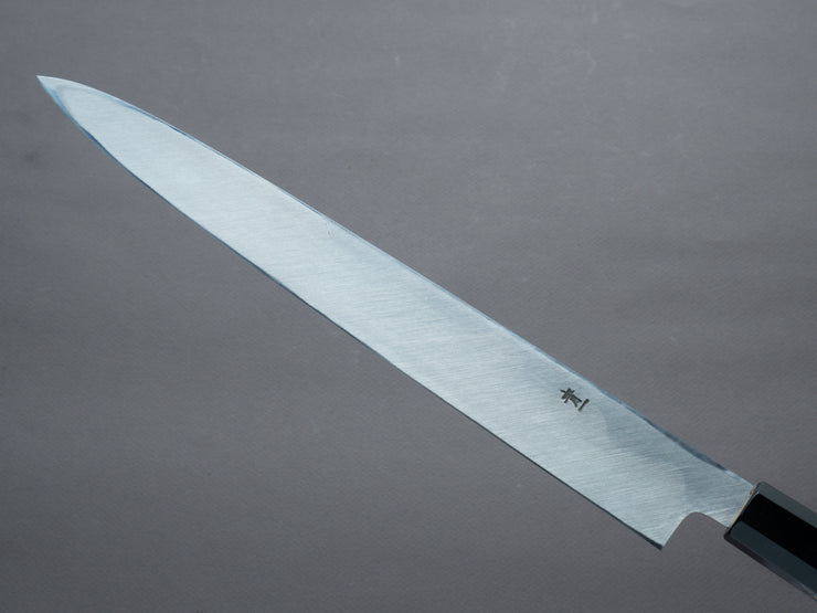 Hitohira - Tanaka x Manzo - Blue #1 - Yanagiba - 270mm - Magnolia Handle - Saya