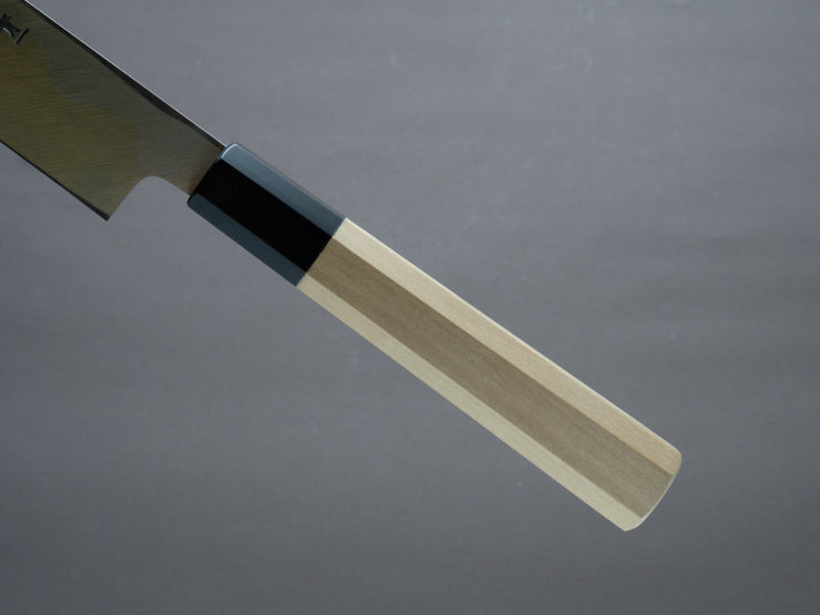 Hitohira - Tanaka x Manzo - Blue #1 - Yanagiba - 270mm - Magnolia Handle - Saya