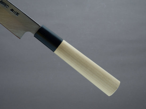 Hitohira - Togashi - White #2 - Yanagiba - 240mm - D-Shaped Magnolia Handle