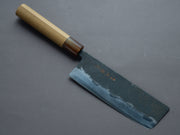 Morihei - Hisamoto - Kurouchi - White #1 - 165mm Nakiri - Ho Wood Handle (D-Shape)