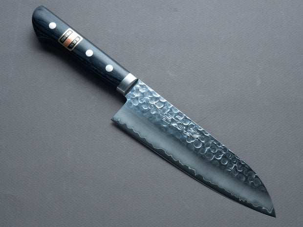 Hitohira - Imojiya MZ - Tsuchime Migaki - Santoku - 165mm - Western Handle