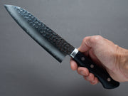 Hitohira - Imojiya MZ - Tsuchime Migaki - Santoku - 165mm - Western Handle