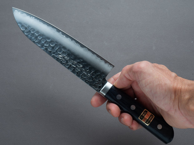 Hitohira - Imojiya MZ - Tsuchime Migaki - Santoku - 165mm - Western Handle