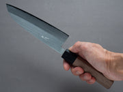 Hitohira - Harima Forged - Stainless Clad - Blue #2 - Migaki - Santoku - 165mm - Walnut Handle