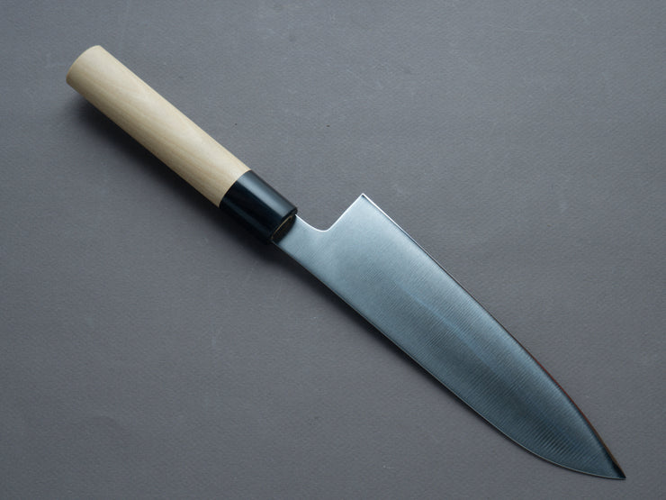 Hitohira - KH - Stainless - 180mm - Santoku - Ho Wood Handle (D-Shape)