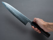 Tetsujin - Ukiba - Silver #3 - 240mm Gyuto - Taihei Makassar Ebony Handle