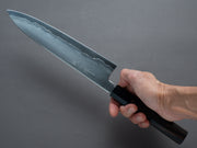 Tetsujin - Ukiba - Silver #3 - 240mm Gyuto - Taihei Makassar Ebony Handle