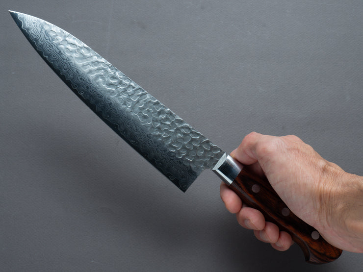 Hitohira - Imojiya ST - Tsuchime Damascus - Gyuto 210mm - Western Handle