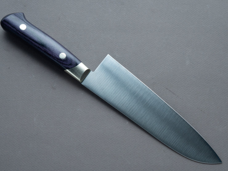 Hitohira - FJ - VG10 - Santoku 180mm - Western Handle (Purple) - Fine Edge