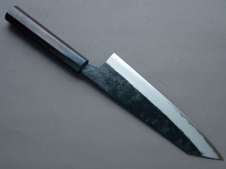 Hitohira - Echizen OD - White #2 - Kurouchi - Kiritsuke Gyuto - 210mm - Rosewood Handle