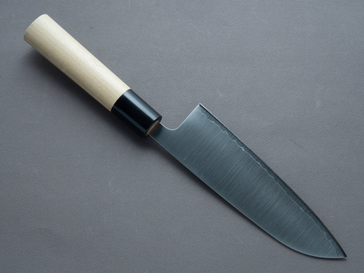 Hitohira - Futana - Stainless - Migaki - Santoku - 170mm - Magnolia Handle (D-Shape)