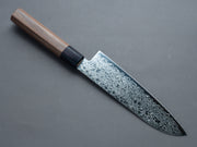 Hitohira - HG - Damascus - Santoku - 180mm - Walnut Handle