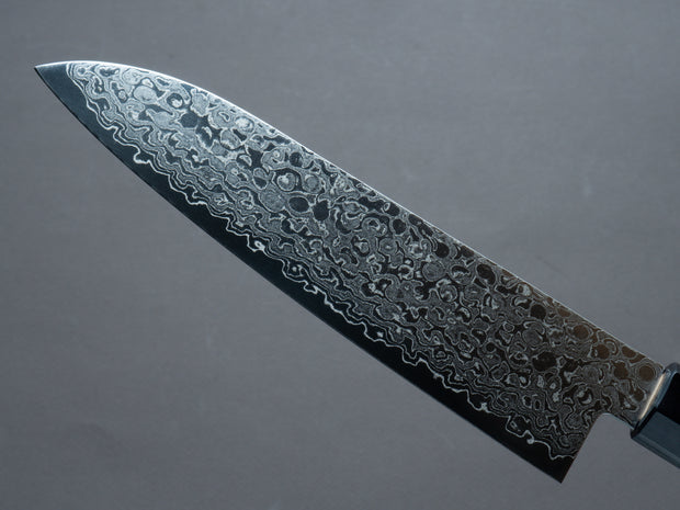 Hitohira - HG - Damascus - Santoku - 180mm - Walnut Handle