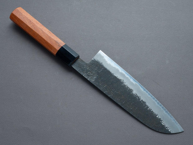 Hitohira - Hinode - Nashiji - White #2 - Santoku 180mm - Quince Handle