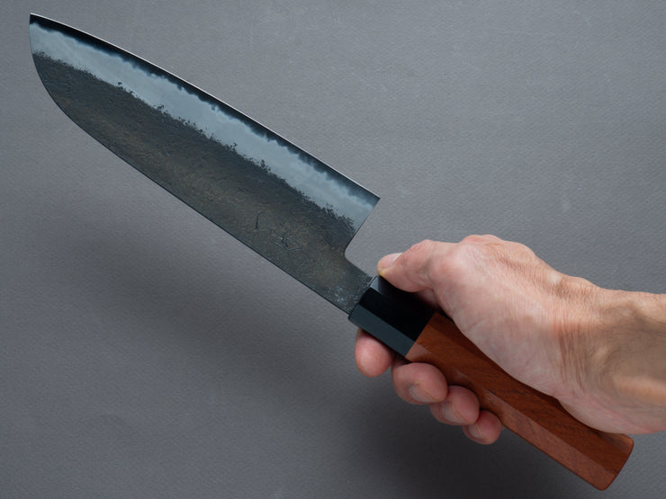 Hitohira - Hinode - Nashiji - White #2 - Santoku 180mm - Quince Handle