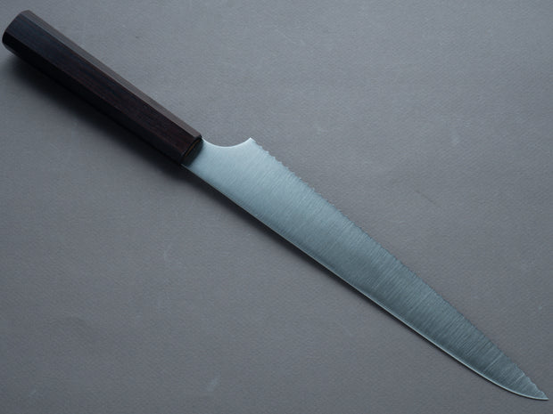 Hitohira - Imojiya - TH - Stainless - Bread Knife 240mm - Ebony Handle