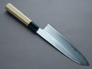 Hitohira - Gorobei x Ren - White #2 - Damascus - Gyuto 210mm - Magnolia Handle