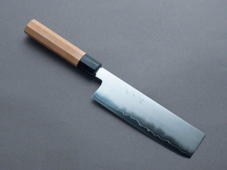 Tetsujin - Silver #3 - Kasumi - Nakiri 180mm - Yakusugi Cedar Handle