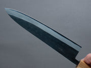 Hitohira - TD - Blue #2 - Stainless Clad - Kurouchi - Gyuto 210mm - Wenge Handle