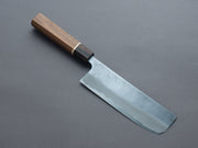 Hitohira - YG - Nashiji - White #2 - Nakiri - 165mm - Walnut Handle (Ziricote Ferrule)