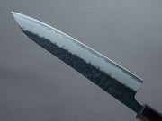 Hitohira - Futana - Blue Super - Kurouchi - Gyuto - 210mm - Jindai Elm Handle