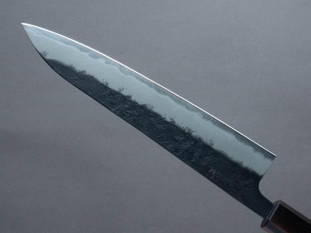 Hitohira - Futana - Blue Super - Kurouchi - Gyuto - 210mm - Jindai Elm Handle