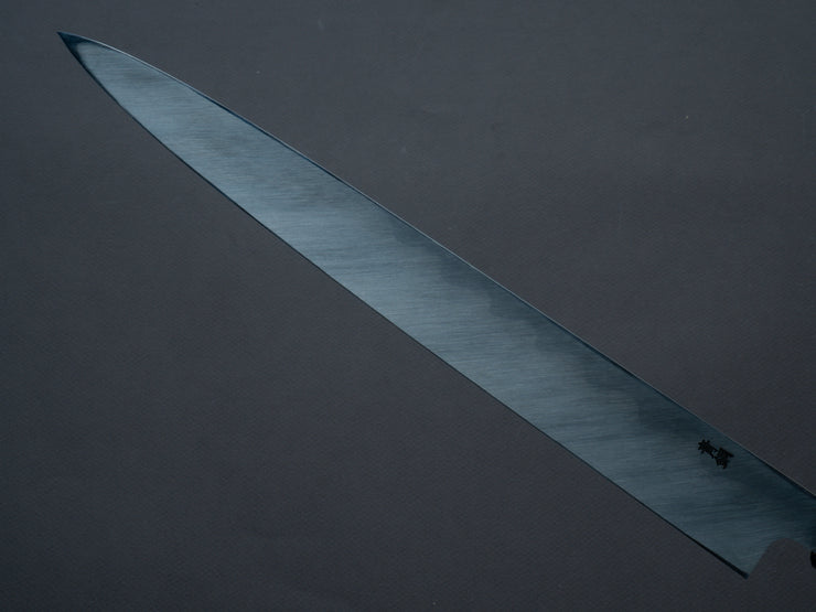 Hitohira - Kikuchiyo x Manzo - Blue #2 - Yanagiba - 300mm - Magnolia Handle - Saya