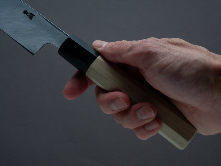 Hitohira - Kikuchiyo x Manzo - Blue #2 - Yanagiba - 300mm - Magnolia Handle - Saya