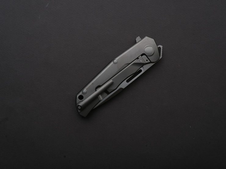 LionSTEEL - Folding Knife - Q4TTRO - Frame Lock - Magnacut - 84mm - Natural Canvas