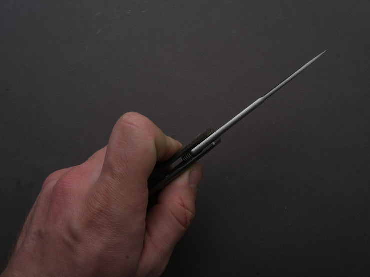 LionSTEEL - Folding Knife - Q4TTRO - Frame Lock - Magnacut - 84mm - Natural Canvas