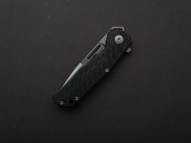 LionSTEEL - Folding Knife - Q4TTRO - Frame Lock - Magnacut - 84mm - Carbon Fiber